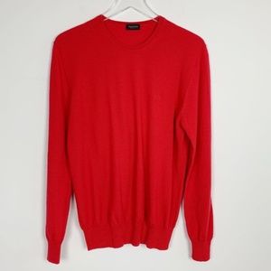 Valentino Roma Red Wool Sweater sz L